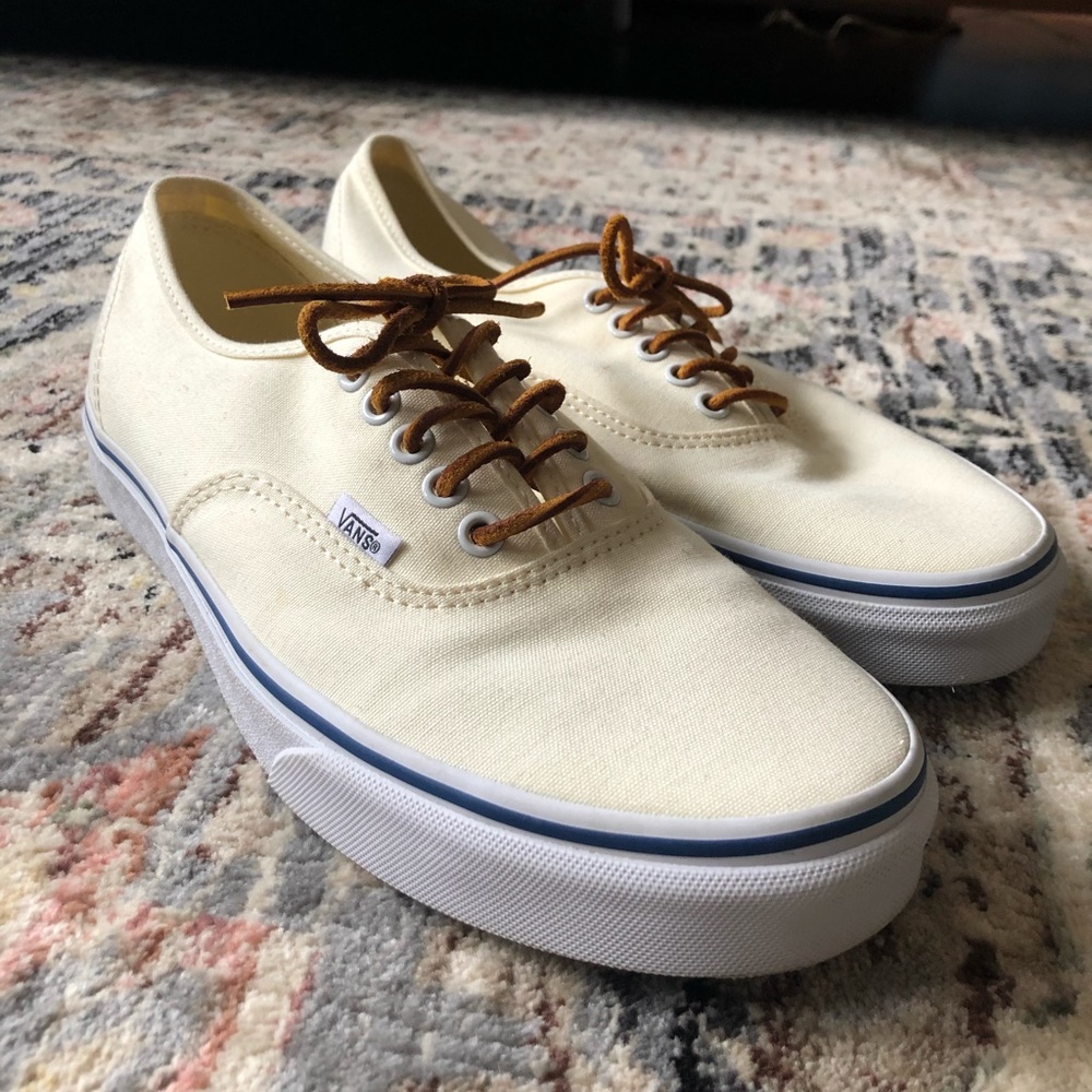 Vans Men’s Authentic Cream/White